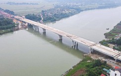 Cận cảnh cầu vượt sông Mã trên tuyến cao tốc Bắc - Nam sắp cán đích