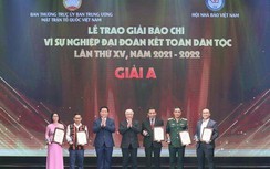 80 tác phẩm báo chí được trao giải Vì sự nghiệp đại đoàn kết toàn dân tộc