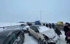 Hơn 50 ô tô đâm liên hoàn tại Moscow, Nga