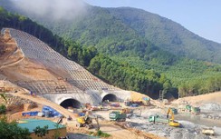 Cao tốc Bắc-Nam qua Nghệ An, Hà Tĩnh nhộn nhịp thi công trở lại sau lũ