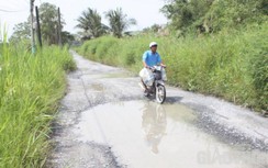 Sóc Trăng: Tỉnh lộ 940 cũ xuống cấp, người dân đi lại khó khăn