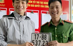 Thái Bình: Mỗi tháng, công an xã cấp trên 5.000 biển số mô tô, xe máy điện