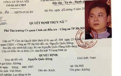 Công an Hà Nội truy nã đối tượng liên quan vụ giết người