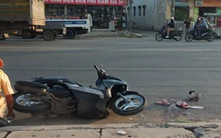 Người phụ nữ mang thai 6 tháng nguy kịch sau va chạm xe tải