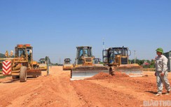 Nhà thầu lớn bứt tốc tiến độ cao tốc QL45 - Nghi Sơn