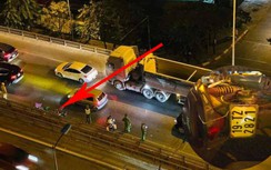 Tài xế xe máy tử vong sau va chạm với xe bồn tại đường Vành đai 3 trên cao
