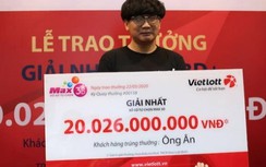 Kết quả xổ số Vietlott 25/11: Một người trúng 20 tỷ đồng