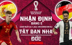 Nhận định Tây Ban Nha vs Đức, bảng E World Cup: Xe tăng khó đứng dậy