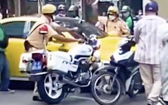 Tài xế manh động húc văng xe CSGT âm tính với nồng độ cồn và ma tuý