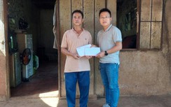 Bạn đọc Báo Giao thông hỗ trợ hoàn cảnh cha nghèo nuôi 3 con thơ