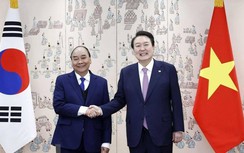 Toàn cảnh lễ đón Chủ tịch nước thăm Hàn Quốc theo nghi thức cao nhất