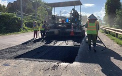 Khẩn trương sửa chữa hư hỏng QL19 qua Bình Định