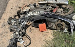 Xe máy đối đầu ô tô, nữ đầu bếp tử vong thương tâm ở Bình Thuận