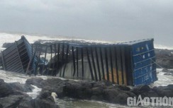Container bị rơi xuống biển miền Trung, vì sao chưa thể trục vớt?