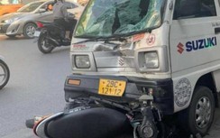 Ô tô tải đi không đúng phần đường đâm vào xe máy, 1 người tử vong