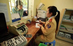 Hà Nội công bố 3 điểm đăng ký xe của 12 quận