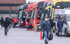 Bến xe thông thoáng trong cao điểm Tết Dương lịch
