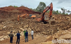 Tình tiết bất ngờ khi kiểm tra vụ núp bóng cải tạo đất khai thác đá