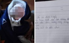 Xót xa bé gái 5 ngày tuổi bị bỏ rơi trước cổng chùa cùng lá thư nương nhờ