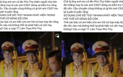 Cục CSGT nói gì về clip test nhanh phát hiện nồng độ cồn?