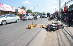 Sau va chạm với xe khách, người phụ nữ tử vong tại chỗ