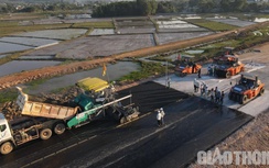 Hối hả thi công cao tốc Bắc - Nam dịp đầu năm