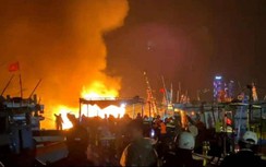 Đà Nẵng: Hai tàu cá Quảng Ngãi bốc cháy khi neo đậu tại âu thuyền Thọ Quang