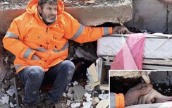 Con mất vì động đất, kẹt dưới đống đổ nát, cha vẫn nắm chặt tay không rời