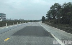 Khắc phục một phần tuyến đường hư hỏng sau phản ánh của Báo Giao thông