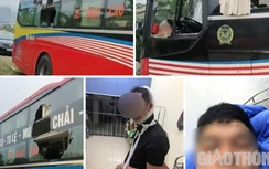 Sau va chạm với nhà xe khác, 3 tài xế, phụ xe giường nằm bị đánh nhập viện