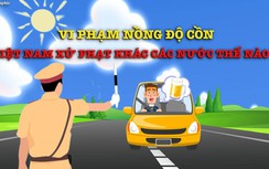 Infographic: Xử phạt vi phạm nồng độ cồn, Việt Nam khác thế giới thế nào?