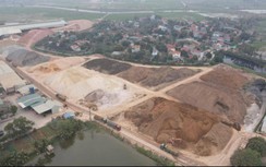 Cận cảnh nơi tập kết đất khai thác trái phép bán cho Prime Vĩnh Phúc