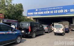 Nguy cơ ùn tắc đăng kiểm trở lại trong tháng tới