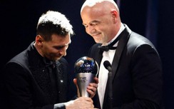 Ronaldo bị hạ thấp trong ngày Messi nhận giải The Best?