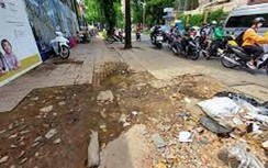 Sở GTVT TP.HCM chỉ đạo khẩn trương sửa chữa vỉa hè bị hư hỏng