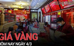 Giá vàng hôm nay 4/3: Vàng trong nước quay đầu tăng giá