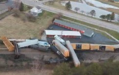 Tai nạn tàu nghiêm trọng tại Mỹ, 20 toa tàu trật đường ray