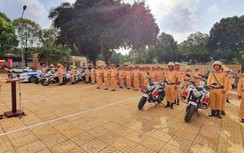 CSGT Đắk Lắk tuần tra cơ động giữ ATGT dịp Lễ hội cà phê Buôn Ma Thuột