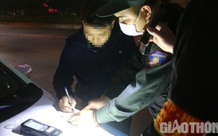 Mua xe được vài ngày, thanh niên bị tước bằng lái do vi phạm nồng độ cồn