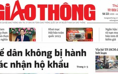 Tin mới nhất, hay nhất trên Báo Giao thông ngày 17/3/2023