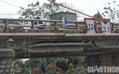 Ninh Bình chi 2 tỷ đồng xử lý cấp bách cầu bị tàu đâm vỡ dầm