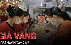 Giá vàng hôm nay 21/3: Vàng trong nước quay đầu giảm