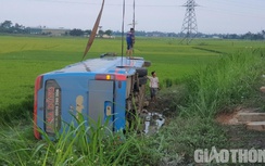 Vụ lật xe khách ở Quảng Ngãi: Xe khách ngắt kết nối dữ liệu thiết bị GSHT