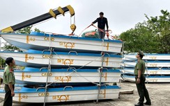 Bộ Công an trang cấp 40 xuồng máy cho Công an tỉnh Thừa Thiên Huế