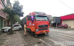 Yên Bái: Tài xế sử dụng giấy đăng kiểm giả, chở quá tải