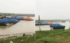 Va chạm trên sông Luộc, một tàu hàng bị chìm
