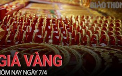 Giá vàng hôm nay 7/4: Tiếp tục giảm giá