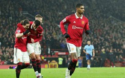 Ngoại hạng Anh: Rashford tỏa sáng, MU thắng sát nút Brentford