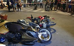 Hai xe máy tông nhau, vợ tử vong tại chỗ, chồng nhập viện cấp cứu