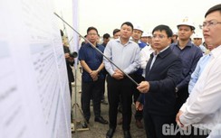 Bộ trưởng Nguyễn Văn Thắng thị sát 2 tuyến cao tốc Bắc - Nam qua Thanh Hóa